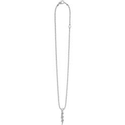 Lightning Bolt Diamond Pendant Necklace