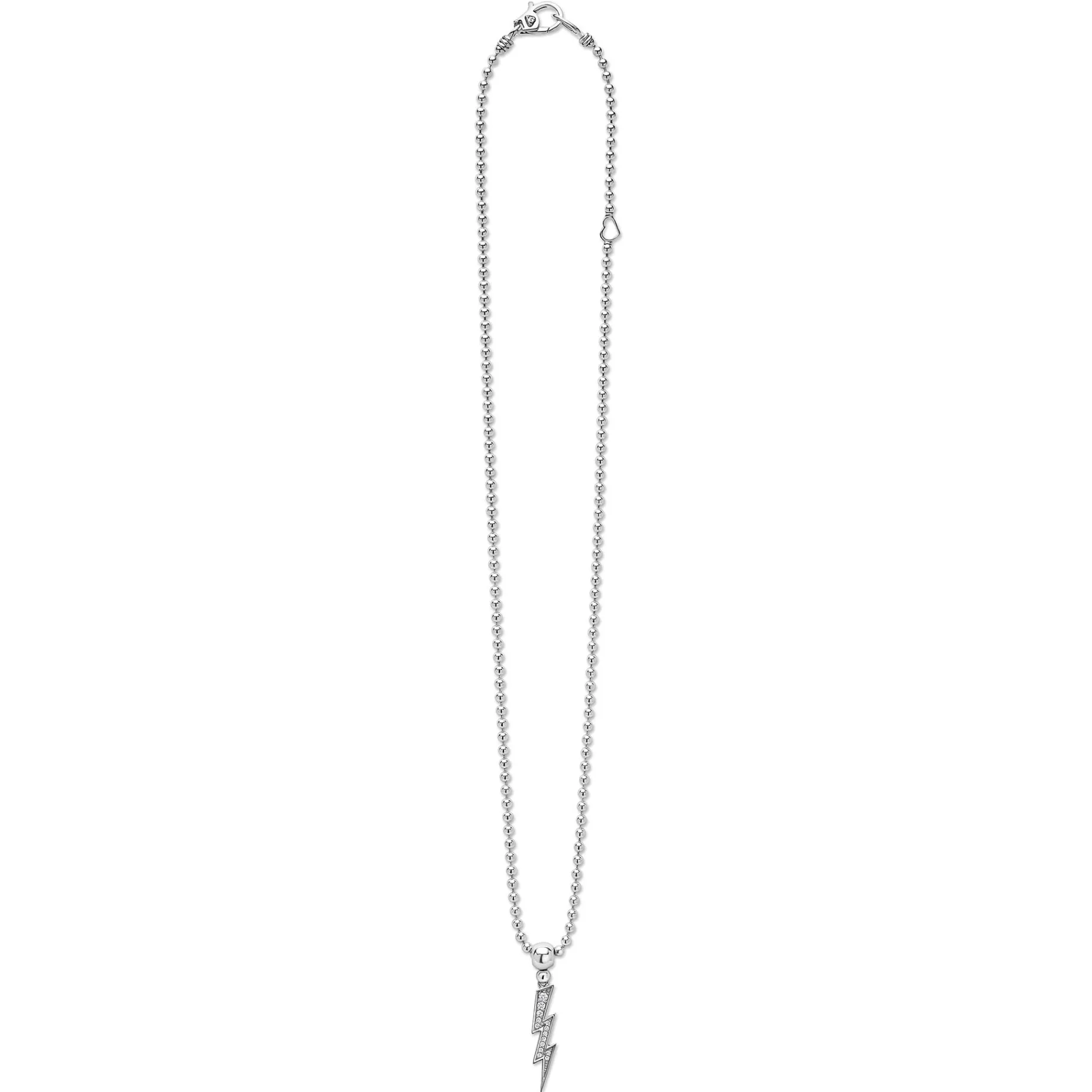 Lightning Bolt Diamond Pendant Necklace