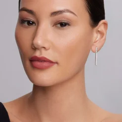 Linear Diamond Earrings