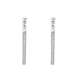 Linear Diamond Earrings