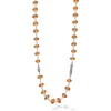 Long Citrine Beaded Necklace