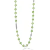 Long Peridot Beaded Necklace