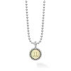 M Initial Charm Necklace