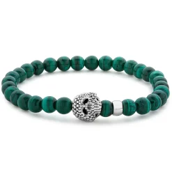 Matte Black Ceramic and Malachite Gift Set