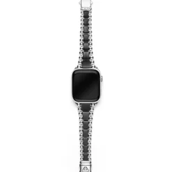 Matte Black Ceramic and Stainless Steel Watch Bracelet-42-49mm