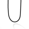 Matte Black Ceramic Beaded Necklace