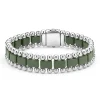 Matte Hunter Green Ceramic Link Bracelet