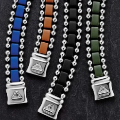 Matte Hunter Green Ceramic Link Bracelet