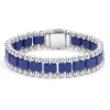 Matte Ultramarine Ceramic Link Bracelet