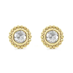 Medium Rose Cut Diamond Stud Earrings