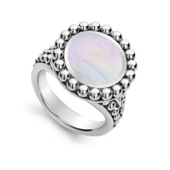 Mother of Pearl Circle Ring