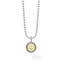 O Initial Charm Necklace
