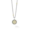 O Initial Diamond Charm Necklace
