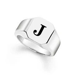 Octagon Signet Ring