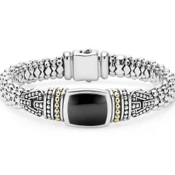 Onyx Caviar Bracelet | 9mm