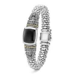 Onyx Caviar Bracelet | 9mm