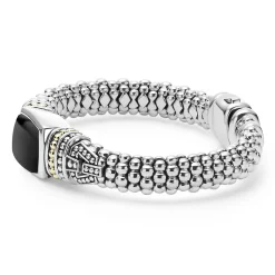 Onyx Caviar Bracelet | 9mm