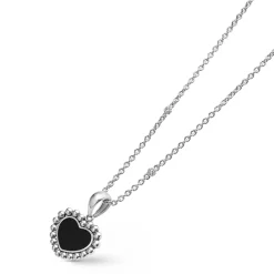 Onyx Heart Necklace