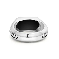 Onyx Octagon Ring