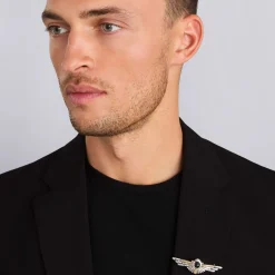 Onyx Wing Pin