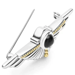 Onyx Wing Pin