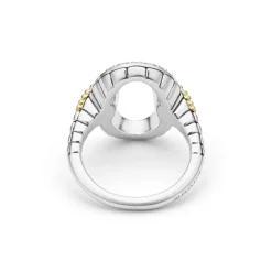 Open Oval Diamond Ring
