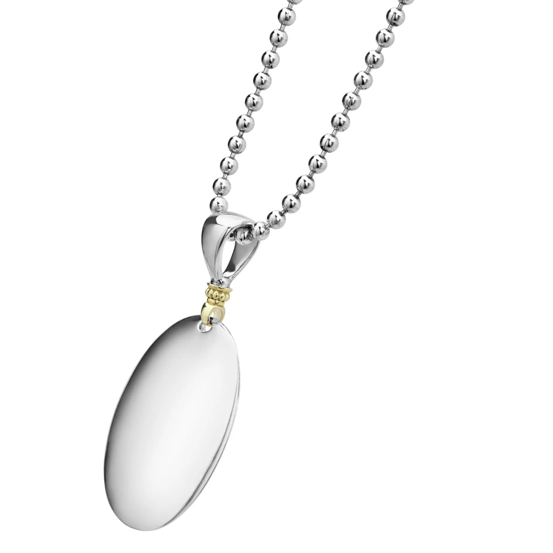 Oval Pendant Necklace