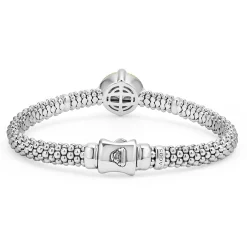 Pearl Diamond Caviar Bracelet | 6mm