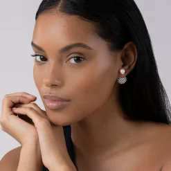 Pearl Front-Back Earrings
