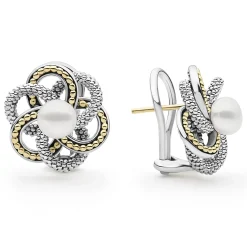 Pearl Love Knot Earrings