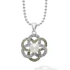Pearl Love Knot Pendant Necklace