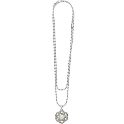 Pearl Love Knot Pendant Necklace