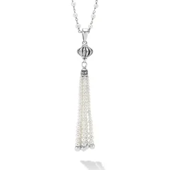 Pearl Tassel Pendant Necklace