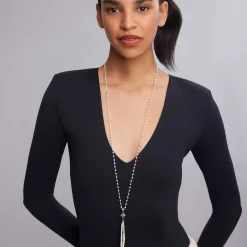 Pearl Tassel Pendant Necklace