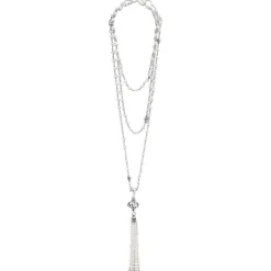 Pearl Tassel Pendant Necklace
