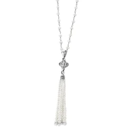 Pearl Tassel Pendant Necklace