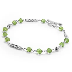 Peridot Beaded Bracelet