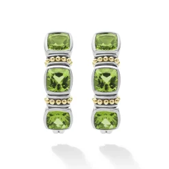 Peridot Hoop Earrings