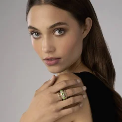 Peridot Stacking Rings