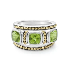 Peridot Stacking Rings