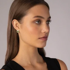 Peridot Stud Earrings