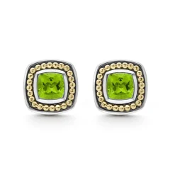 Peridot Stud Earrings