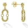 Petite 18K Gold Superfine Caviar Drop Earrings