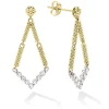 Petite Superfine Diamond Drop Earrings