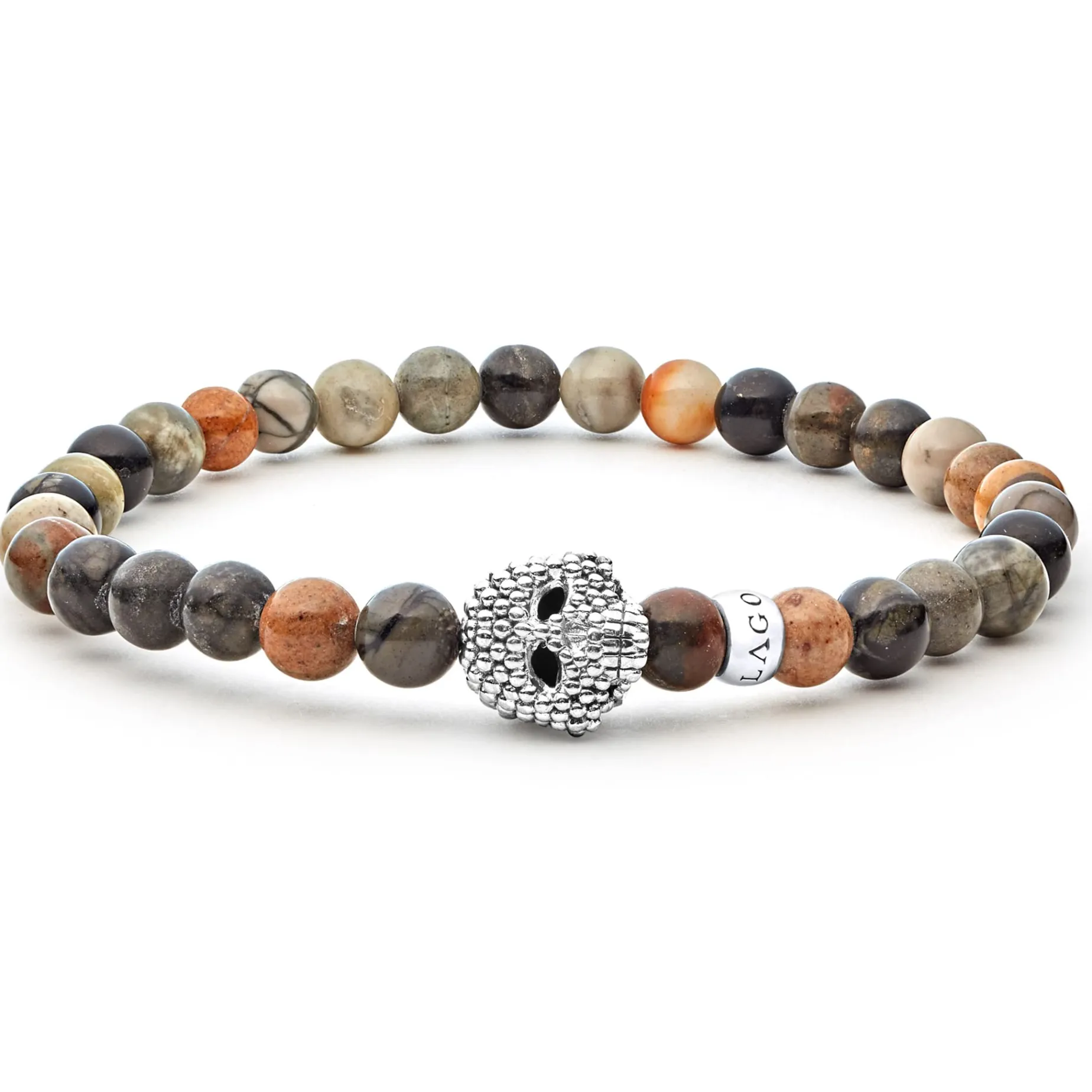 Picasso Jasper Skull Bracelet