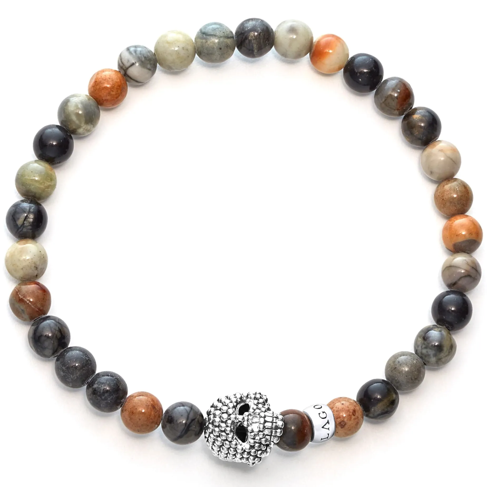 Picasso Jasper Skull Bracelet