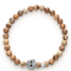 Picture Jasper Skull Bracelet