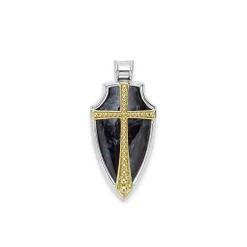 Pietersite Shield Amulet