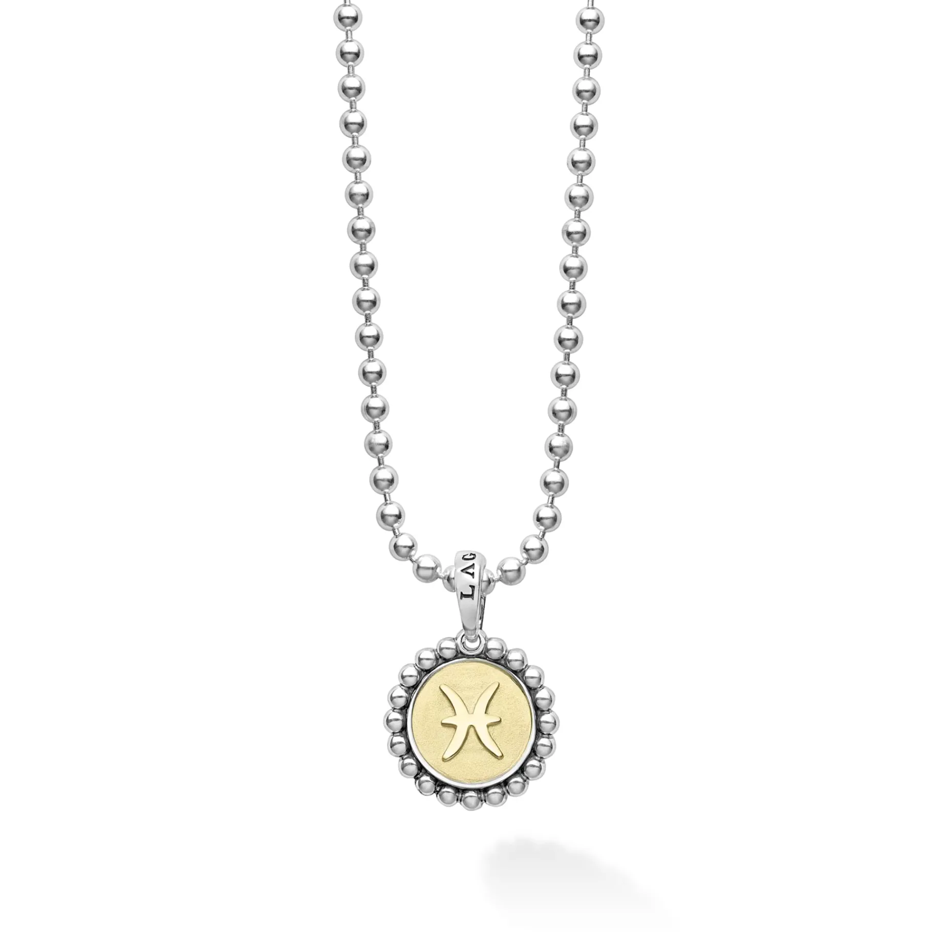 Pisces Zodiac Charm Necklace