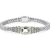Prasiolite Caviar Bracelet | 6mm